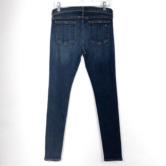 Rag & Bone Medium Wash Full Length Ankle Skinny Jeans 28” - Picture 3 of 12